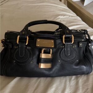 Black Leather Handbag